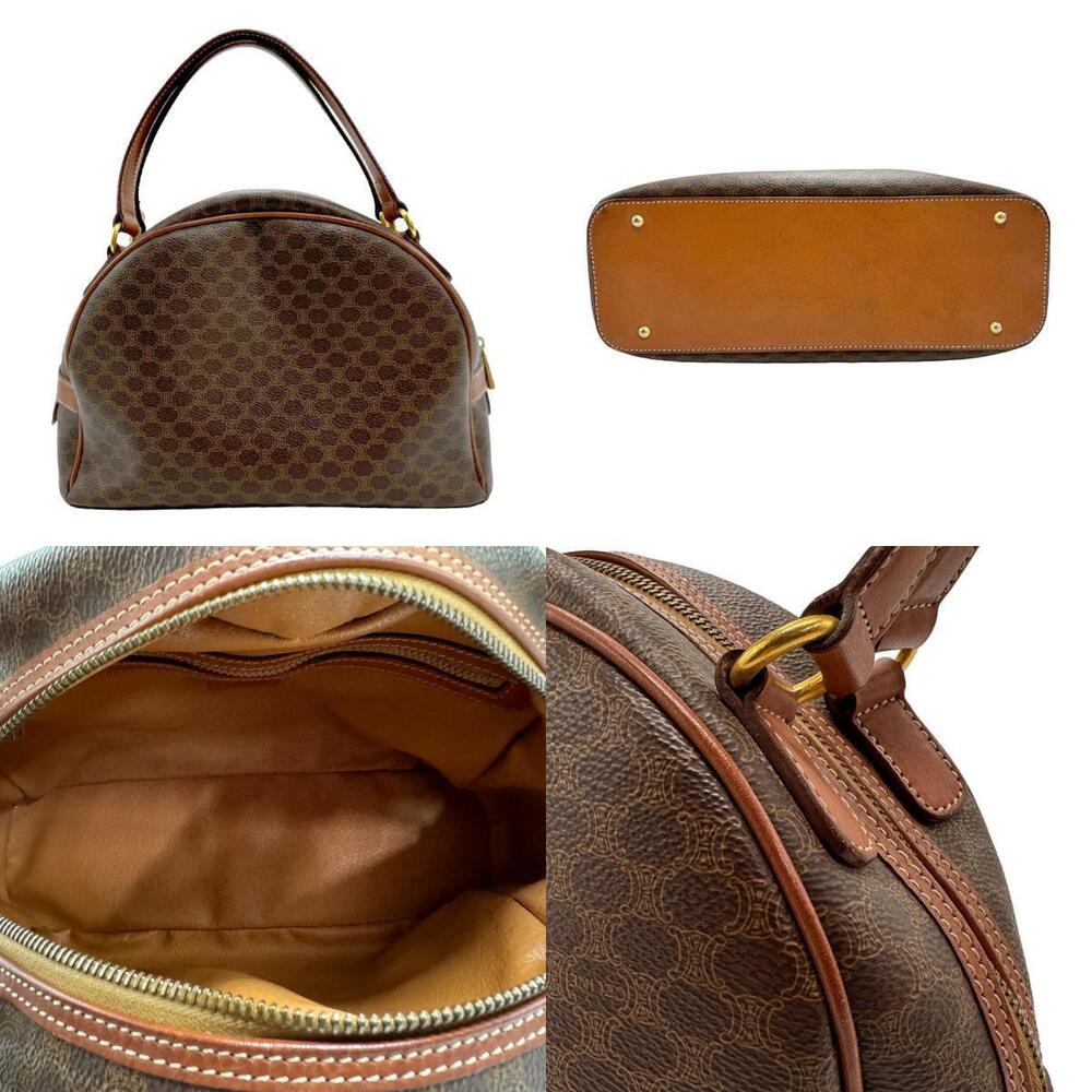 Celine Leather Brown Handbag Macadam - Picture 3 of 4